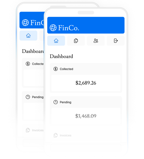 Screenshots of the dashboard project showing desktop version